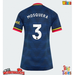 Arsenal Cristhian Mosquera #3 Replica Away Stadium Shirt for Women 2026-27 Short Sleeve